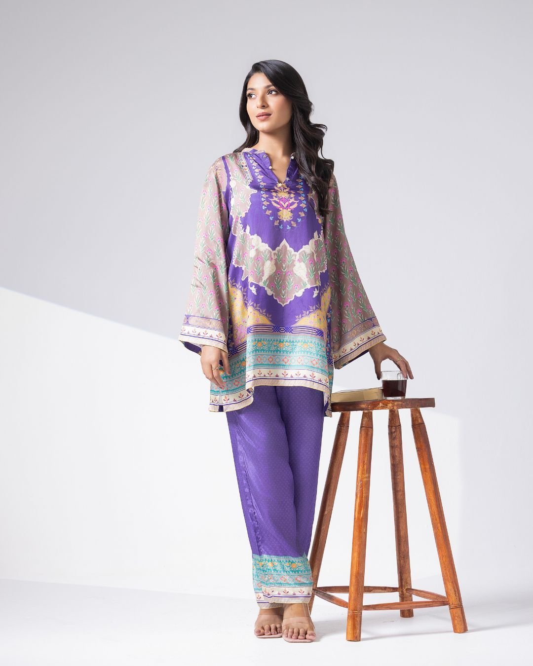 BOLD PURE SILK CO-ORDS || SQD-010